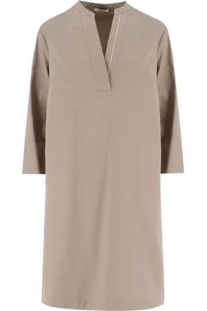 PESERICO SIGN Mujer, Vestidos, Marrón, Talla: S