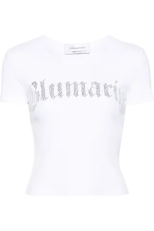 BLUMARINE Mujer, Camisetas, Blanco, Talla: M