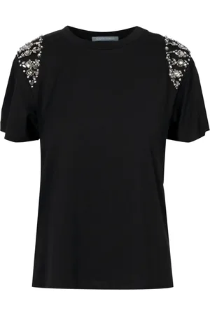 Alberta Ferretti Mujer, Camisetas, Negro, Talla: M