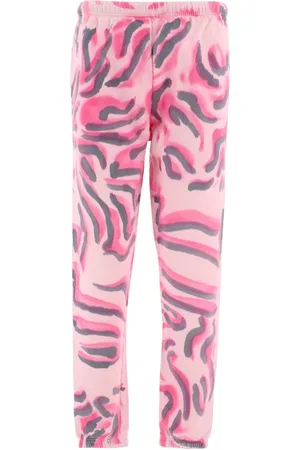Pantalón jogger de tela para mujer rosa Bolf W7322 ROSA