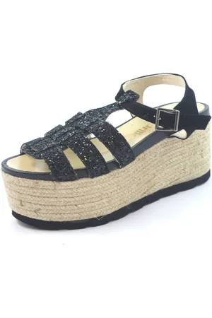 Espadrilles Mujer, Zapatos, Negro, Talla: 39 EU