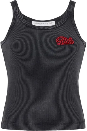 Alessandra Rich Mujer, Camisetas, Gris, Talla: L