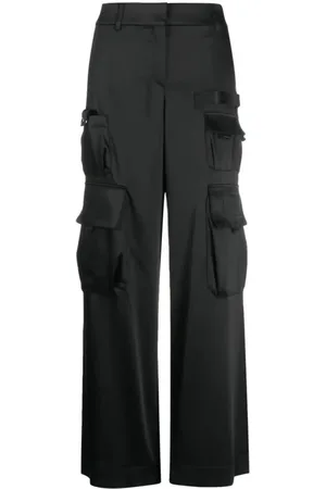 Pantalones Cargo Negros para Mujer