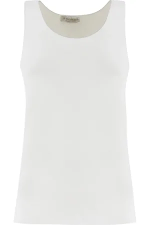 LE TRICOT PERUGIA Mujer, Camisetas, Blanco, Talla: M