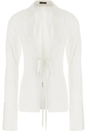 ANN DEMEULEMEESTER Mujer, Blusas y Camisas, Blanco, Talla: S
