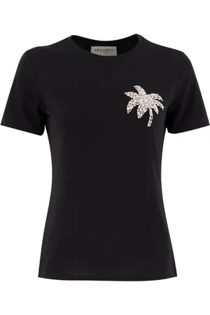 ERMANNO SCERVINO Mujer, Camisetas, Negro, Talla: S