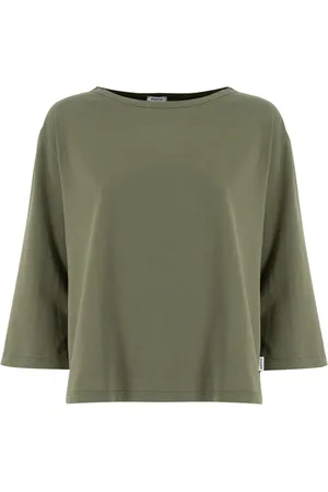 Aspesi Mujer, Camisetas, Verde, Talla: L