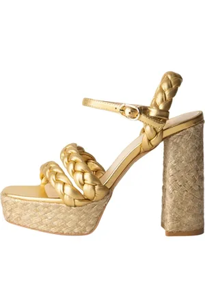 Twin-Set Mujer, Zapatos, Amarillo, Talla: 36 EU