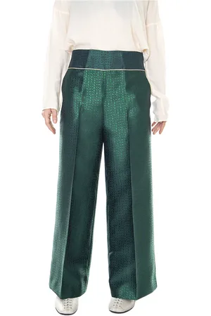 Alessia Santi Mujer, Pantalones, Verde, Talla: S