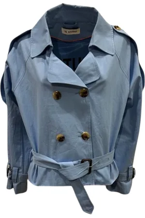 IQ Studio Mujer, Abrigos, Azul, Talla: S