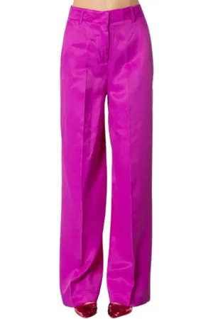 ACTUALEE Mujer, Pantalones, Púrpura, Talla: L