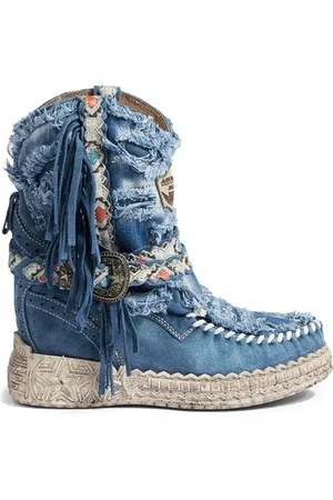 EL VAQUERO Mujer, Zapatos, Azul, Talla: 40 EU