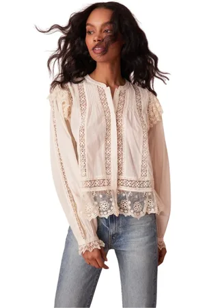 LOVESHACKFANCY Mujer, Blusas y Camisas, , Talla: XS