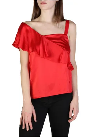 Armani Exchange Mujer, Camisetas, Rojo, Talla: M