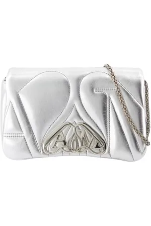 Alexander McQueen Mujer, Bolsos, Gris, Talla: ONE Size