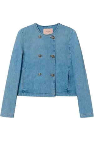 Twin-Set Mujer, Chaquetas, Azul, Talla: XS