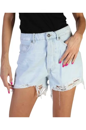 John Richmond Mujer, Pantalones cortos, Azul, Talla: M