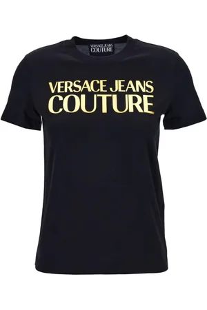 VERSACE Mujer, Camisetas, Negro, Talla: M