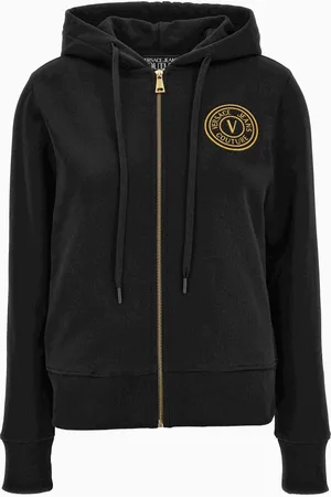 VERSACE Mujer, Sudaderas, Negro, Talla: L