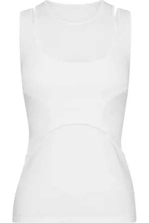 DION LEE Mujer, Camisetas, Blanco, Talla: S