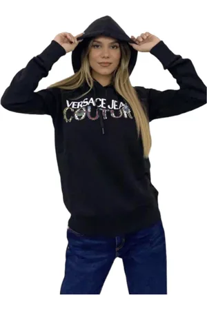 VERSACE Mujer, Sudaderas, Negro, Talla: M