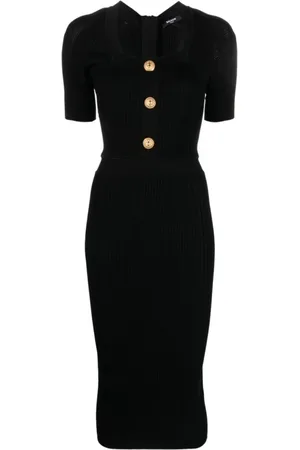 Balmain Mujer, Vestidos, Negro, Talla: M