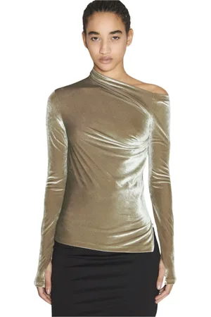 Helmut Lang Mujer, Camisetas, Verde, Talla: L