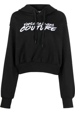 VERSACE Mujer, Sudaderas, Negro, Talla: S