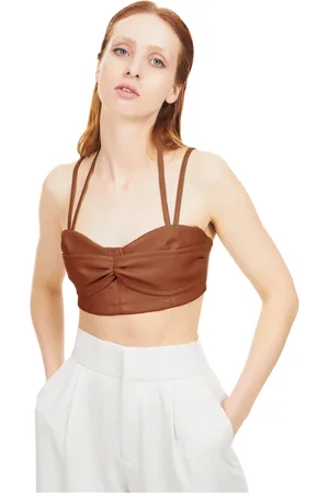 THEMOIRÈ Mujer, Camisetas, Marrón, Talla: S
