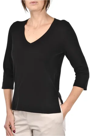 Paolo Fiorillo Capri Mujer, Camisetas, Negro, Talla: S