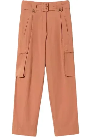 Twin-Set Mujer, Pantalones, Naranja, Talla: M