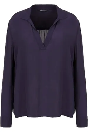 Armani Exchange Mujer, Blusas y Camisas, Azul, Talla: M