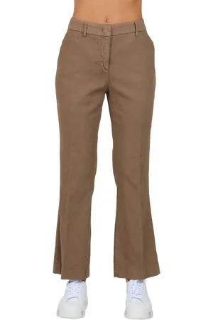 VIA MASINI 80 Mujer, Pantalones, Marrón, Talla: L