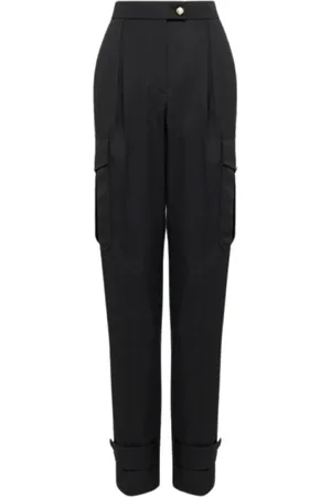 Alexander McQueen Mujer, Pantalones, Negro, Talla: S