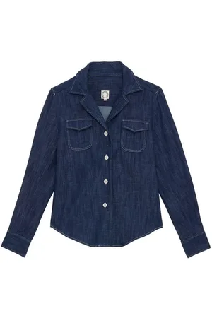 Inès de la Fressange Mujer, Blusas y Camisas, Azul, Talla: XS