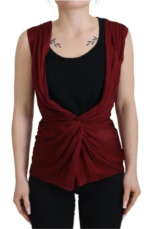 Dolce & Gabbana Mujer, Camisetas, Rojo, Talla: XS