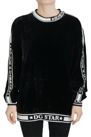 Dolce & Gabbana Mujer, Sudaderas, Negro, Talla: M