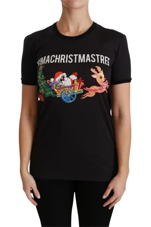 Dolce & Gabbana Mujer, Camisetas, Negro, Talla: M