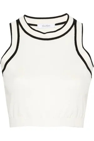 Max Mara Mujer, Camisetas, Blanco, Talla: M