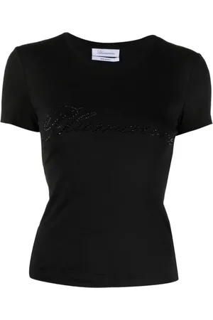 BLUMARINE Mujer, Camisetas, Negro, Talla: M
