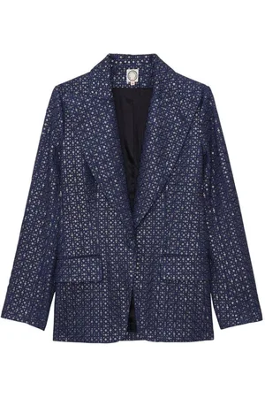 Inès de la Fressange Mujer, Chaquetas, Azul, Talla: S