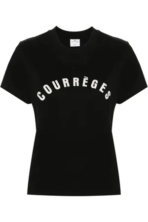 Courrèges Mujer, Camisetas, Negro, Talla: M