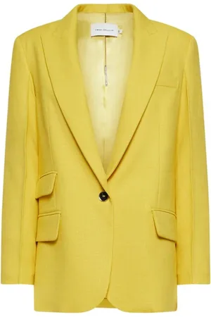 SIMONA CORSELLINI Mujer, Chaquetas, Amarillo, Talla: M