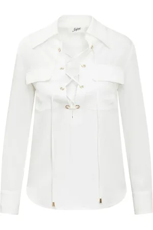 THE SEAFARER Mujer, Blusas y Camisas, Blanco, Talla: S