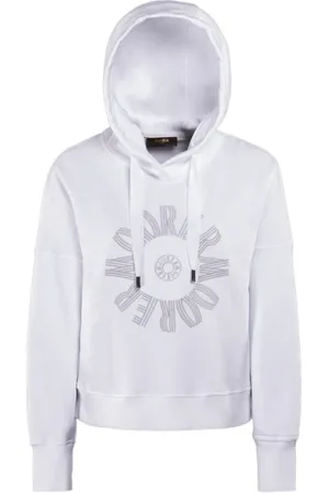 MOORER Mujer, Sudaderas, Blanco, Talla: M