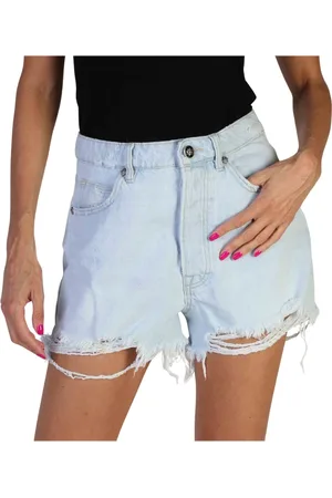 John Richmond Mujer, Pantalones cortos, Azul, Talla: M