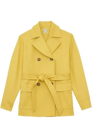 Inès de la Fressange Mujer, Abrigos, Amarillo, Talla: M