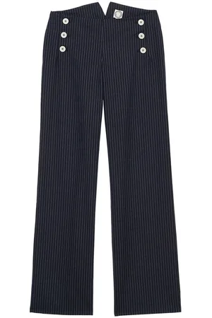 Inès de la Fressange Mujer, Pantalones, Azul, Talla: L