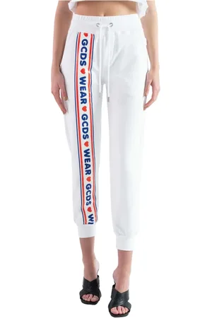 GCDS Mujer, Pantalones, Blanco, Talla: S