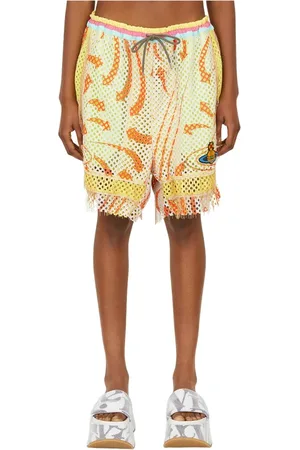 Vivienne Westwood Mujer, Pantalones cortos, Amarillo, Talla: S